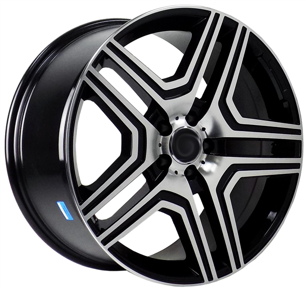 759 20X10+45 5X112 C.B 66.56 BLACK POLISH