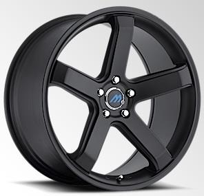 2 CRAVE MACH M5 18X8+42 4X100 C.B 72.56 SATIN BLACK