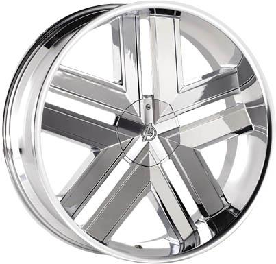 AVENGER A1 22X9.5+30 6X135+6X139.7 C.B 87.1 CHROME**SPECIAL**