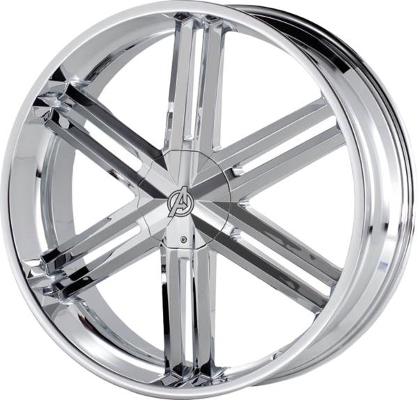 AVENGER A3 24X9.5+30 6X135+6X139.7 C.B 87.1 CHROME