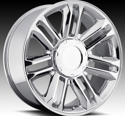D01 (249) [CADILLAC, YUKON, GMC] REPLICA 22X9+31 6X139.7 C.B 78.10 CHROME