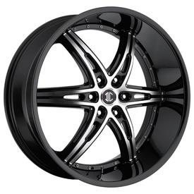 2 CRAVE NO.16 24X10+30 **BLANK** C.B 78.30 BLK-MACH FACE-BLK LIP