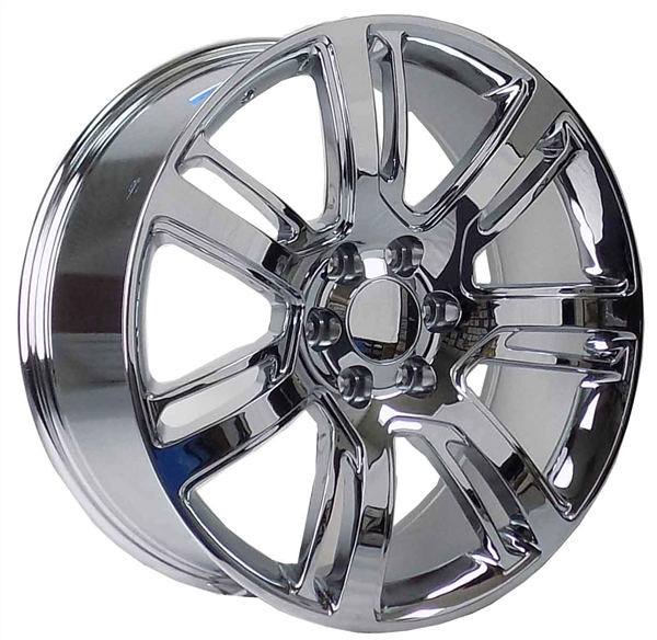 D04 (972) [2015 ESCALADE] REPLICA 24X10+31 6X139.7 C.B 78.10 CHROME