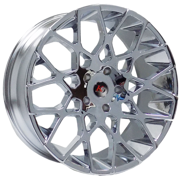 K9 966 24X10+15 5X115 C.B 74.10 CHROME