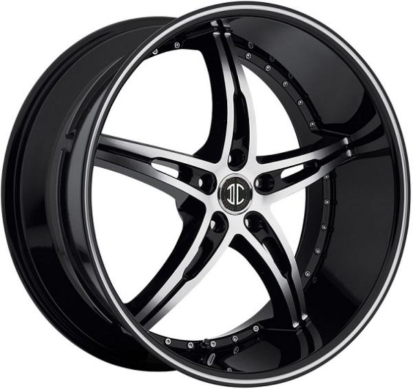 2 CRAVE NO.14 22X10.5+20 DRLD 5X112 C.B 74.10 BLACK DIAMOND