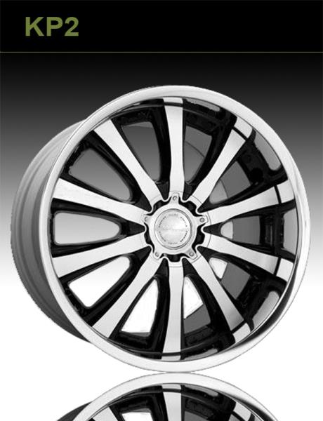 KATANA KP2 20X8.5+35 *BLANK* MATTE BLACK W/ MACHINED FACE