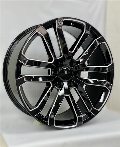 REPLICA LT003 GMC/CHEY REPLICA 22X9+31 6X139.7 C.B 78.10 GLOSS BLACK MILLED