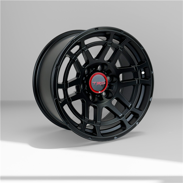 TRD REPLICA 1727 17X9+0 6X139.7 C.B 106.10 MATT BLACK