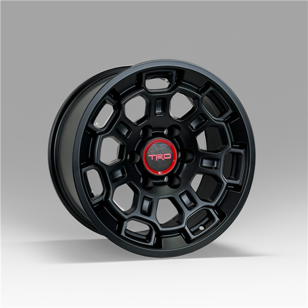 TRD REPLICA 1833 17X9+0 6X139.7 C.B 106.10 MATT BLACK