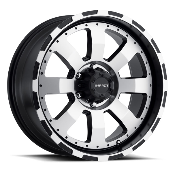 IMPACT DESTROYER 18X9+18 6X139.7 C.B 106.10 BLACK MACHINE FACE