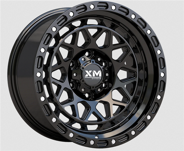 XTREME MUDDER XM-701 17X9+0 6X139.7 C.B 106.20 GLOSS BLACK