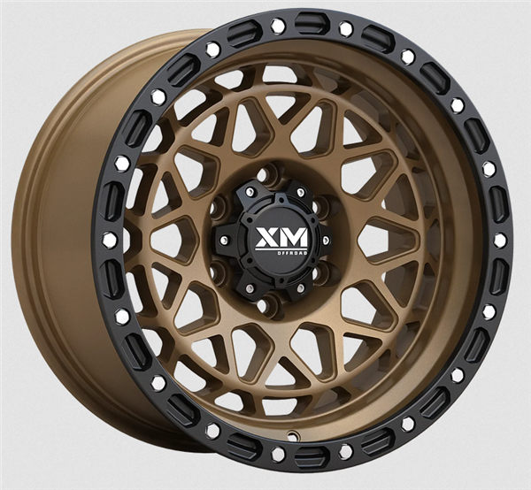 XTREME MUDDER XM-701 17X9+0 6X139.7 C.B 106.20 SEMI MATT BRONZE+SEMI MATT BLACK LIP
