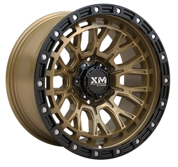 XTREME MUDDER XM-702 17X9+0 5X127 C.B 71.50 SEMI MATT BRONZE+ SEMI MATT BLACK LIP