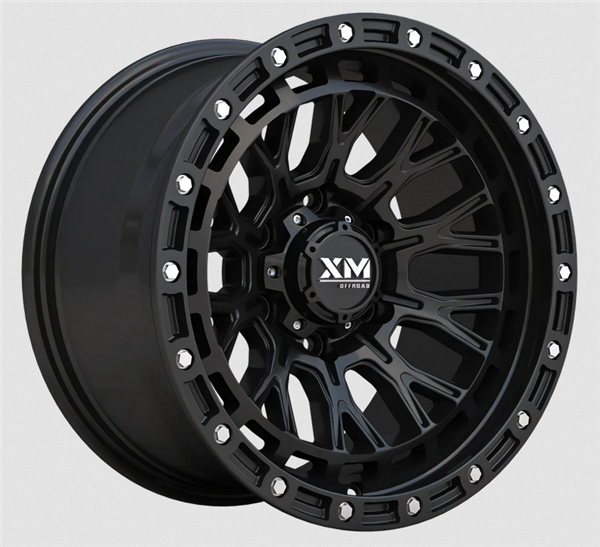 XTREME MUDDER XM-702 17X9+0 6X139.7 C.B 106.20 SEMI MATT BLACK