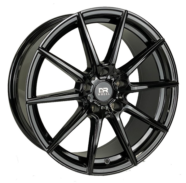 DRIFT RACING DR71 AO7001 18X8+35 5X112 C.B 66.56 BLACK **FORGED FLOW FORMED**