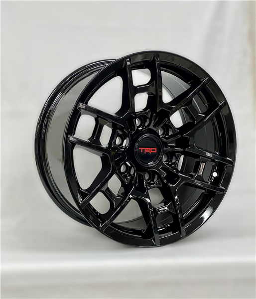 AO1726 TRD REPLICA TR4 18X8+20 6X139.7 C.B 106.10 GLOSS BLACK