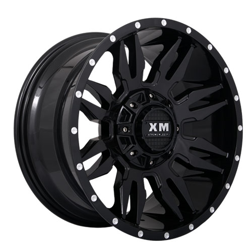 XTREME MUDDER XM-320 A0084 18X9-12 5X114.3+5X127 C.B 78.10 GLOSS BLACK
