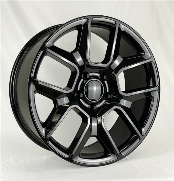 2129 DODGE VIPER REPLICA 22X9+27 6X139.7 C.B 78.10 BLACK