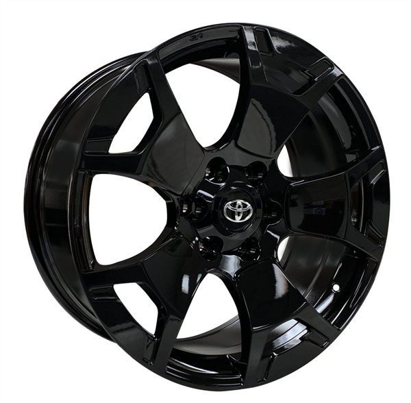 TOYOTA TRD REPLICA A00191 20X8.5+20 6X139.7 C.B 106.10 BLACK