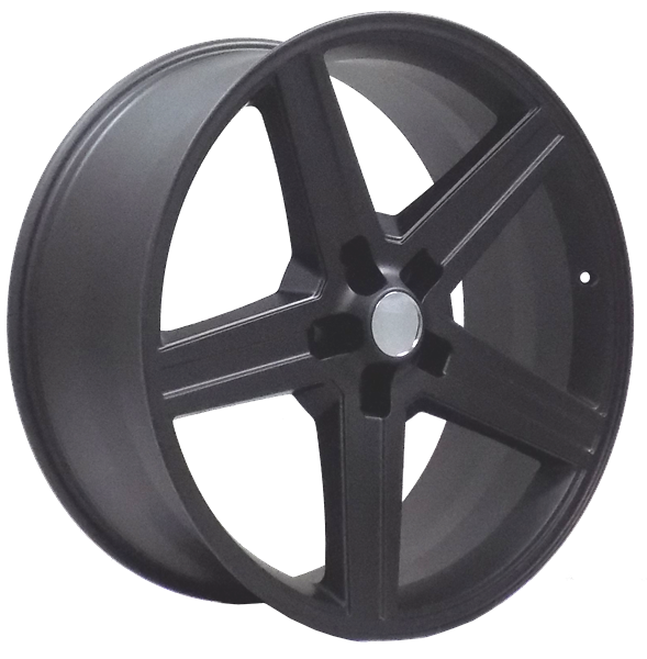 IROC-5 22X9.5+13 5X120.65 C.B 73.10 MATTE BLACK