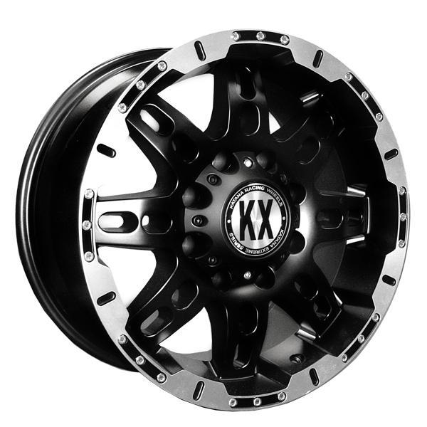 KATANA CP34 20X9+10 8X165.1 GLOSS BLACK W/ MACHINED LIP