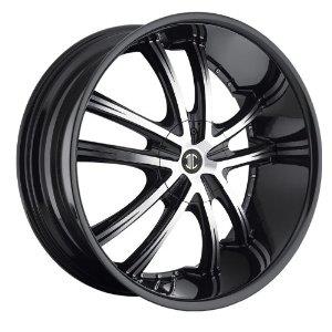 2 CRAVE NO.21 20X8.5+5 6X139.7 C.B 108 GLOSSY BLK-MF-GBL