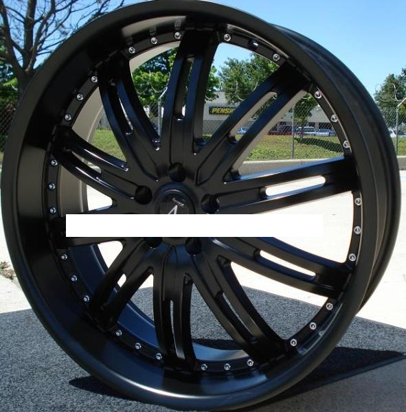 VELOCITY 865A 22X8+35 5X114.3 DARK FLAT BLACK
