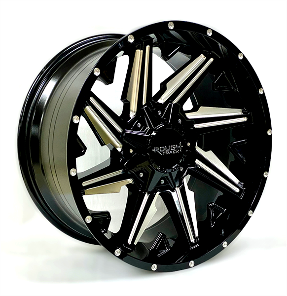 ROUGH TRACK RT25 AS9993 20X10-18 5X139.7+5X150 C.B 110 GLOSS BLACK MILLED