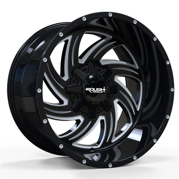 ROUGH TRACK RT28 AS9994 20X10-18 5X139.7+5X150 C.B 110 GLOSS BLACK MILLED