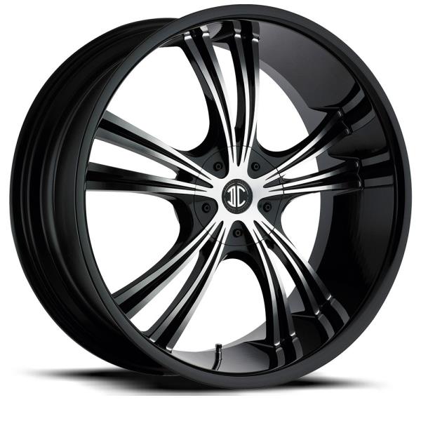 2 CRAVE NO.2 18X7.5+40 DRLD 4X100+4X114.3 C.B 74.10 BLACK/MACHINE FACE/BLACK LIP