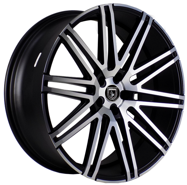 ELEGANTE AV88 22X10.5+20 5X115 C.B 73.10 SATIN BLACK MACHINE FACE