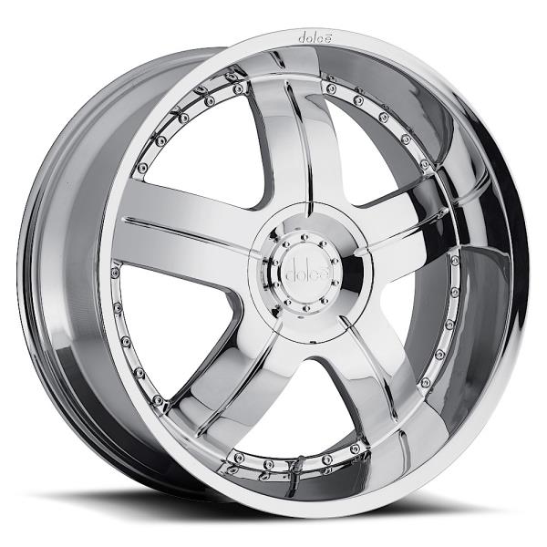DOLCE DC22 20X8.5+18 5X127+5X135 CHROME
