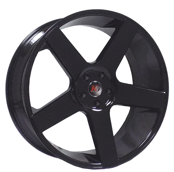 5198 22X9.5+15 5X115 C.B 74.10 ALL GLOSS BLACK (B)