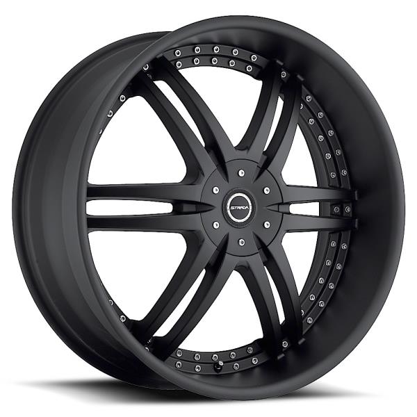 STRADA DENARO 22X9.5+28 5X150 C.B 110 STEALTH BLACK