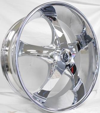 AVENGER A4 22X9.5+18 5X115+5X120 C.B 74.1 CHROME