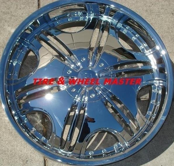 F5-85 22X9.5+13 5X127+5X135 C.B 87.10 CHROME