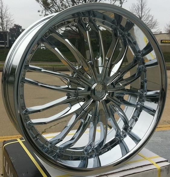 GZ 105 22X8+40 5X112+5X114.3 C.B 74.10 CHROME