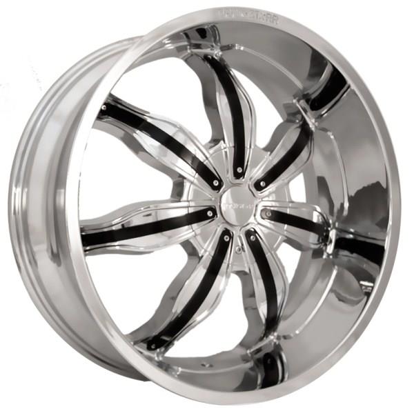 ROCKSTAR S129 22X9.5+15 5X115+5X120 C.B 78.1 CHROME