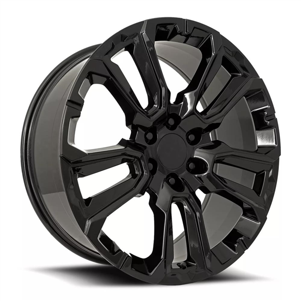 2137 CHEVY, GMC, CADILLAC REPLICA 24X10+31 6X139.7 C.B 78.10 BLACK
