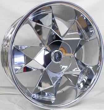 AVENGER A2 22X9.5+30 6X135+6X139.7 C.B 87.1 CHROME**SPECIAL**