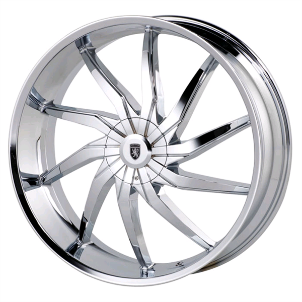 VON MAX VM8 22X9.5+15 5X120.65+5X127 CHROME