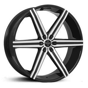 VERSANTE 228 24X9.5+25 6X139.7 B+M BLK MACHINE