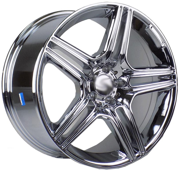 MERCEDES REPLICA 055 20X10+35 5X112 C.B 66.60 CHROME