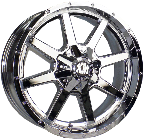 XTREME MUDDER XM-302 163 22X9+5 5X139.7+5X150 C.B 110 CHROME
