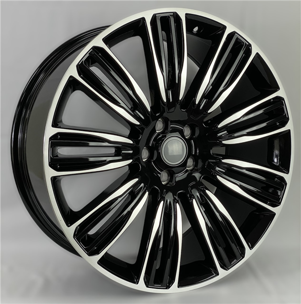 H716D RANGE ROVER REPLICA 22X9.5+45 5X120 C.B 72.60 BLACK MACHINE FACE
