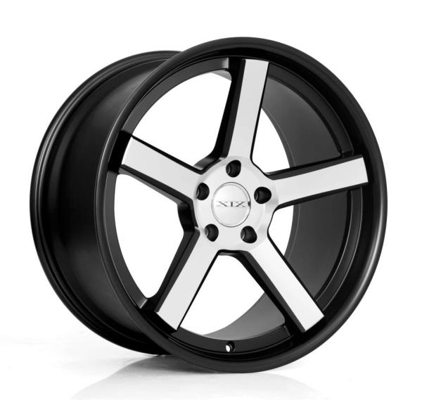 XIX X29 20X8.5+35 5X120 C.B 72.56 MACH BLK FACE STAGGERED