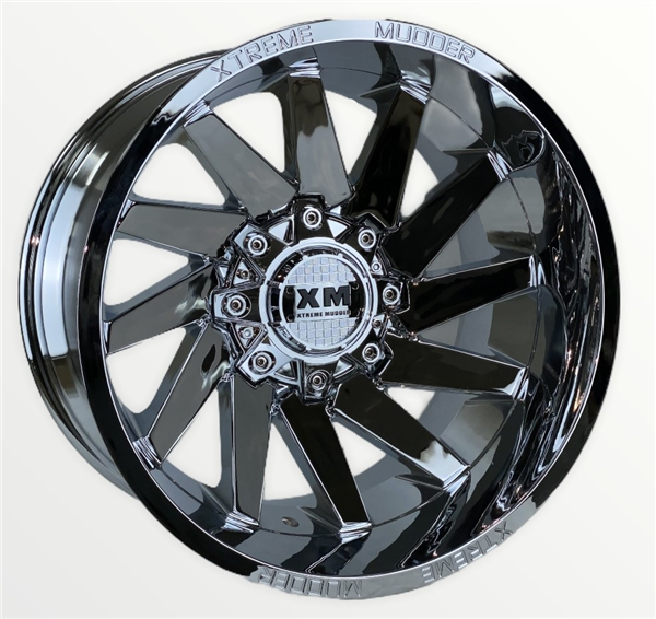 XTREME MUDDER XM-344 20X12-44 8X165.1 C.B 125 CHROME