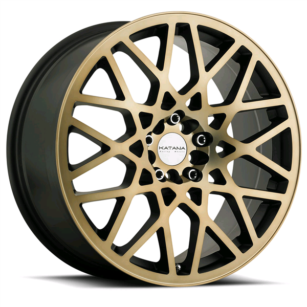 KATANA KR20 17X7.5+42 4X100+4X114.3 C.B 73.10 MATTE BLACK BRONZE FACE