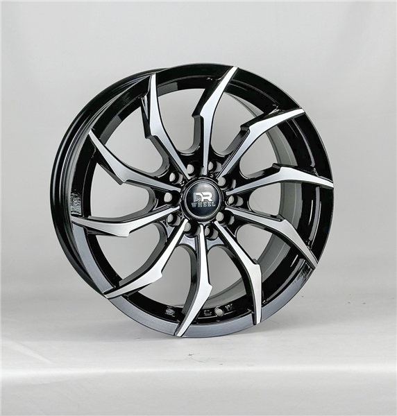 DRIFT RACING DR241 16X7+35 5X100+5X114.3 C.B 73.10 GLOSS BLACK MACHINE FACE