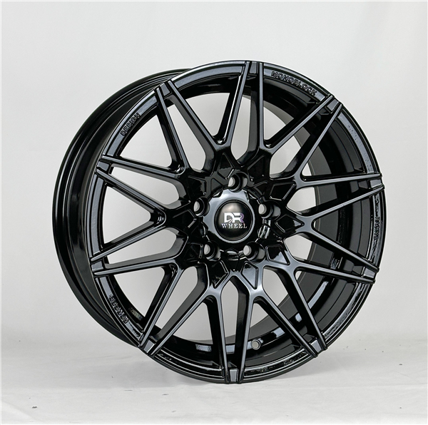 DRIFT RACING DR549 17X7.5+35 5X114.3 C.B 73.10 ALL GLOSS BLACK